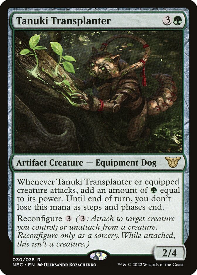 Tanuki Transplanter 30/38 (Commander: Kamigawa: Neon Dynasty)