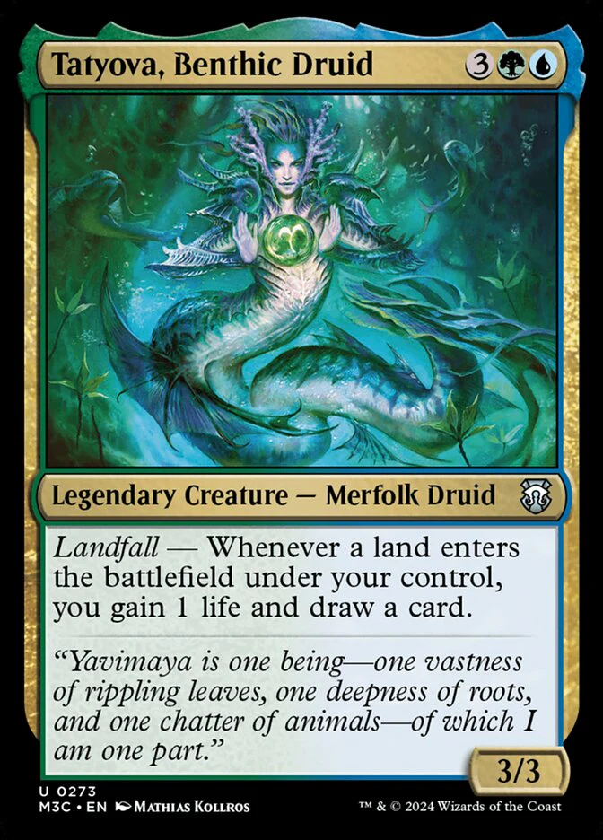Tatyova, Benthic Druid 273/411 (Commander: Modern Horizons 3)
