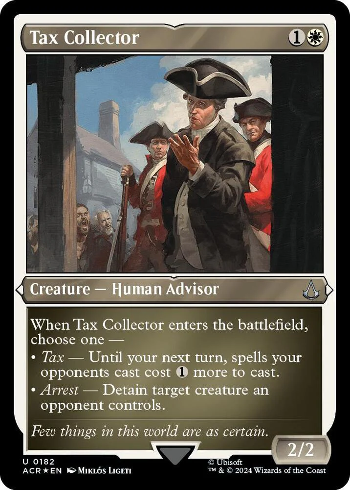 Tax Collector 182 (Universes Beyond: Assassin's Creed)  - Etched Foil