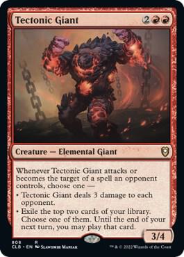 Tectonic Giant 808/361 (Commander Legends: Battle for Baldur's Gate)