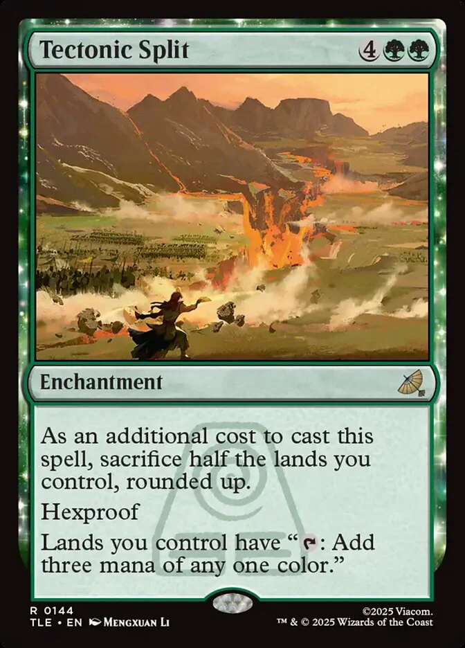 Tectonic Split 144 (Avatar: The Last Airbender: Eternal-Legal)  - Foil