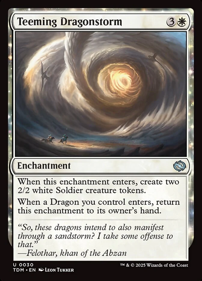 Teeming Dragonstorm 30/291 (Tarkir: Dragonstorm)  - Foil