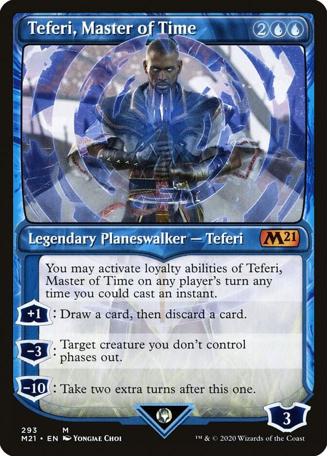 Teferi Master of Time Showcase 293 293/274 (Core Set 2021)