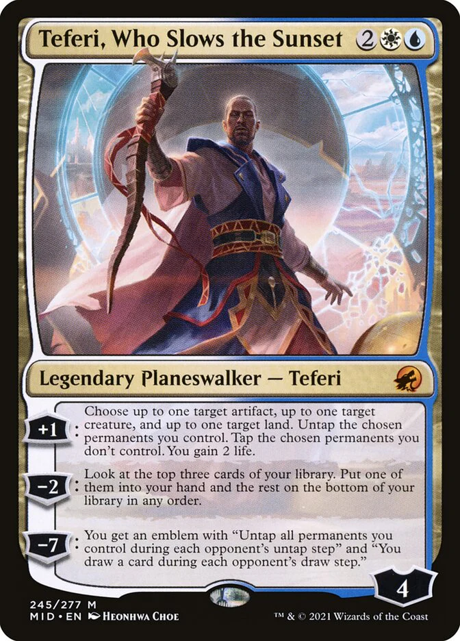 Teferi Who Slows the Sunset 245 (Innistrad: Midnight Hunt)