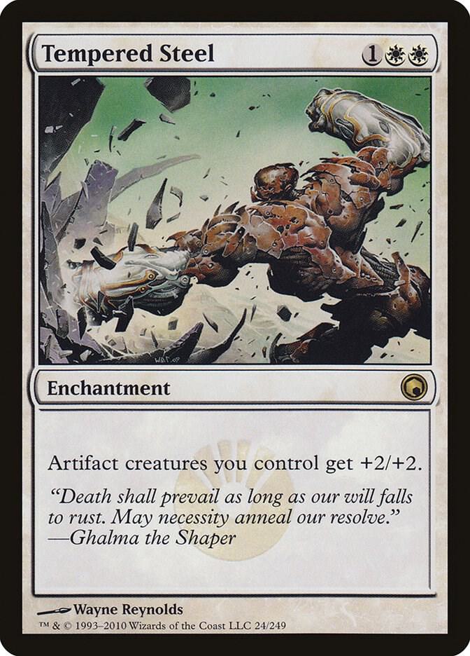 Tempered Steel 24/249 (Scars of Mirrodin)  - Foil