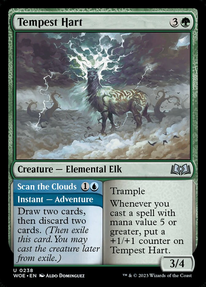 Tempest Hart // Scan the Clouds 238/276 (Wilds of Eldraine)