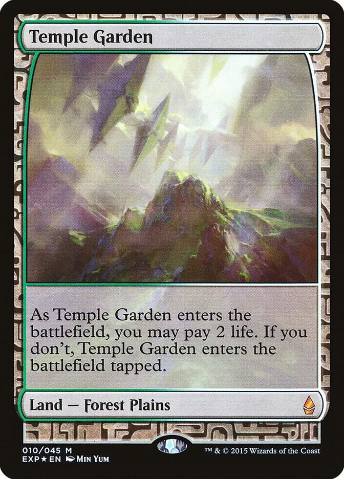 Temple Garden 10/45 (Zendikar Expeditions)  - Foil