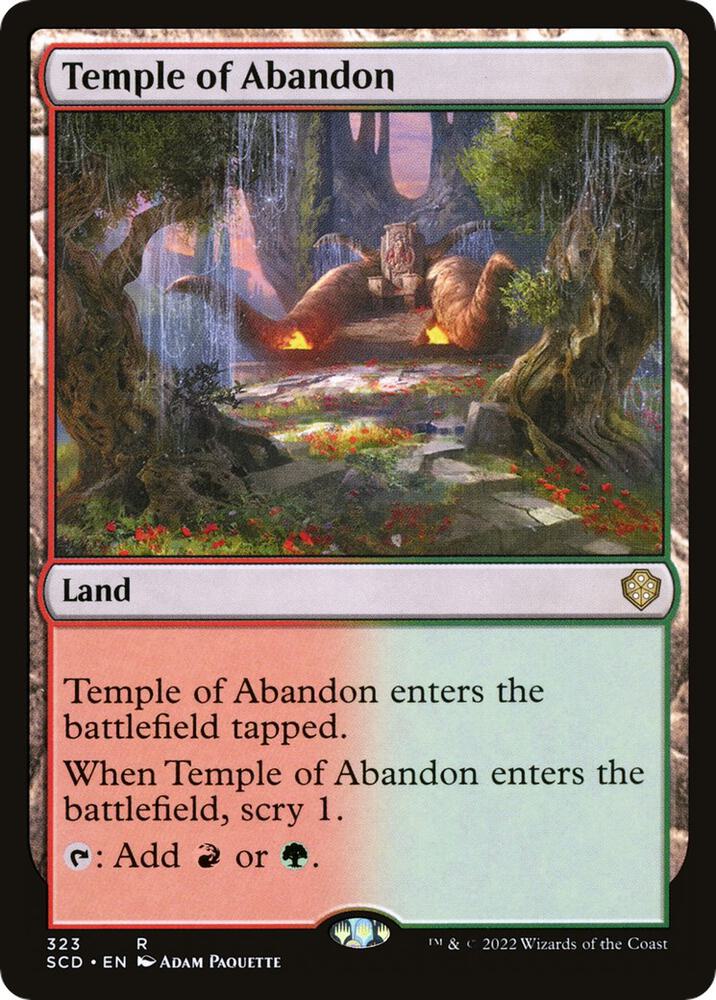 Temple of Abandon 323/352 (Starter Commander Decks)