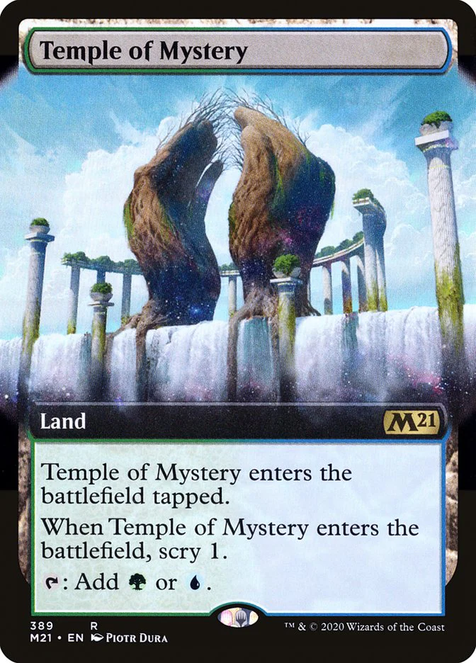 Temple of Mystery 389/274 (Core Set 2021) - Extended Art Foil