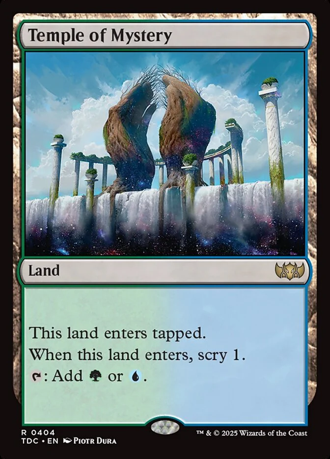 Temple of Mystery 404/413 (Commander: Tarkir: Dragonstorm)