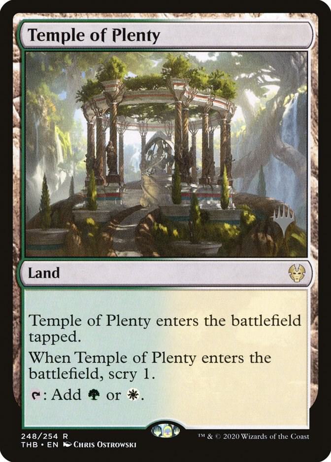 Temple of Plenty 248p/137 (Promo Pack: Theros Beyond Death)  - Foil
