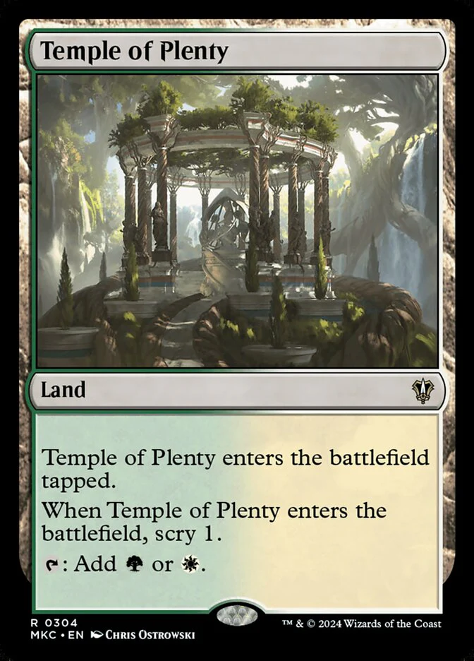 Temple of Plenty 304/311 (Commander: Murders at Karlov Manor)