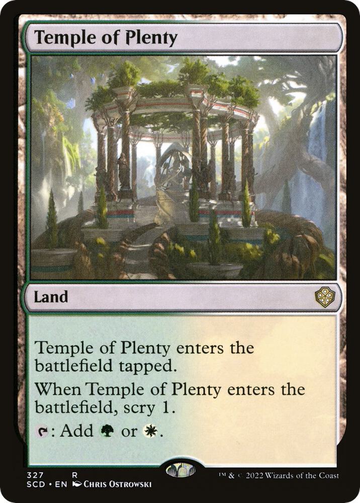 Temple of Plenty 327/352 (Starter Commander Decks)