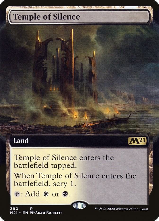 Temple of Silence 390/274 (Core Set 2021)  - Extended Art Foil