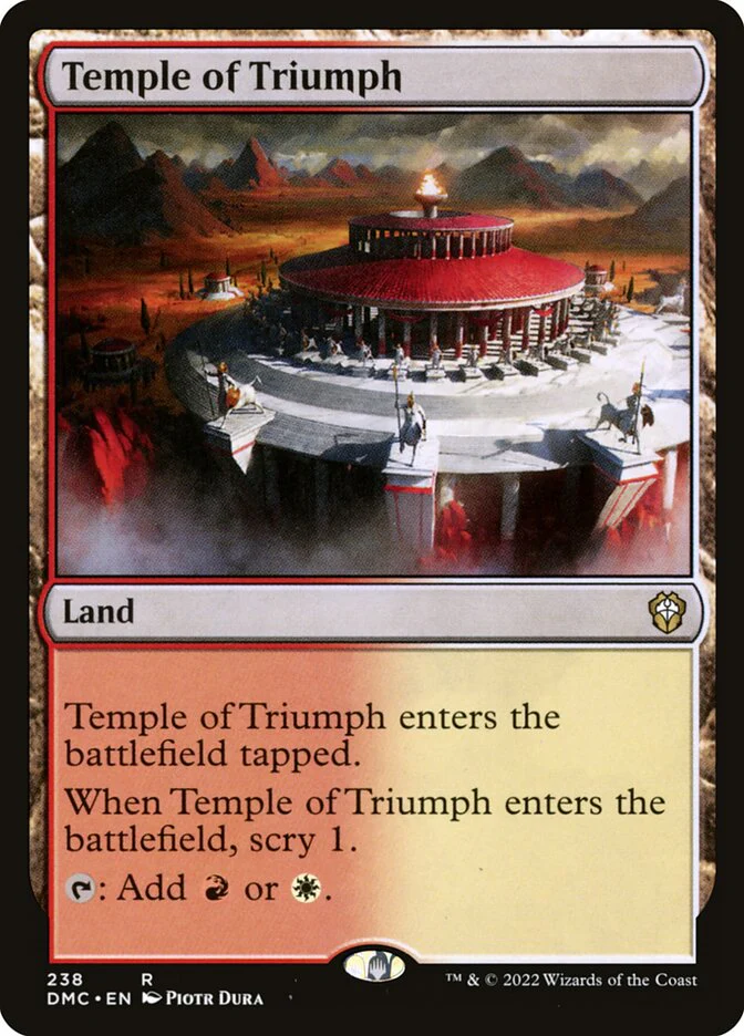 Temple of Triumph 238/50 (Commander: Dominaria United)
