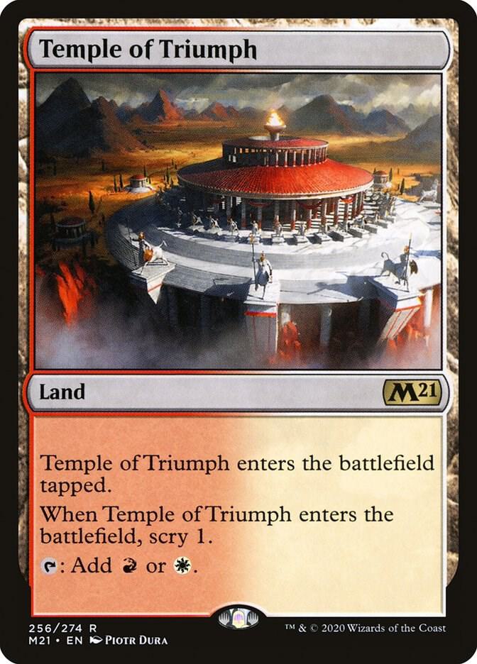 Temple of Triumph 256/274 (Core Set 2021)