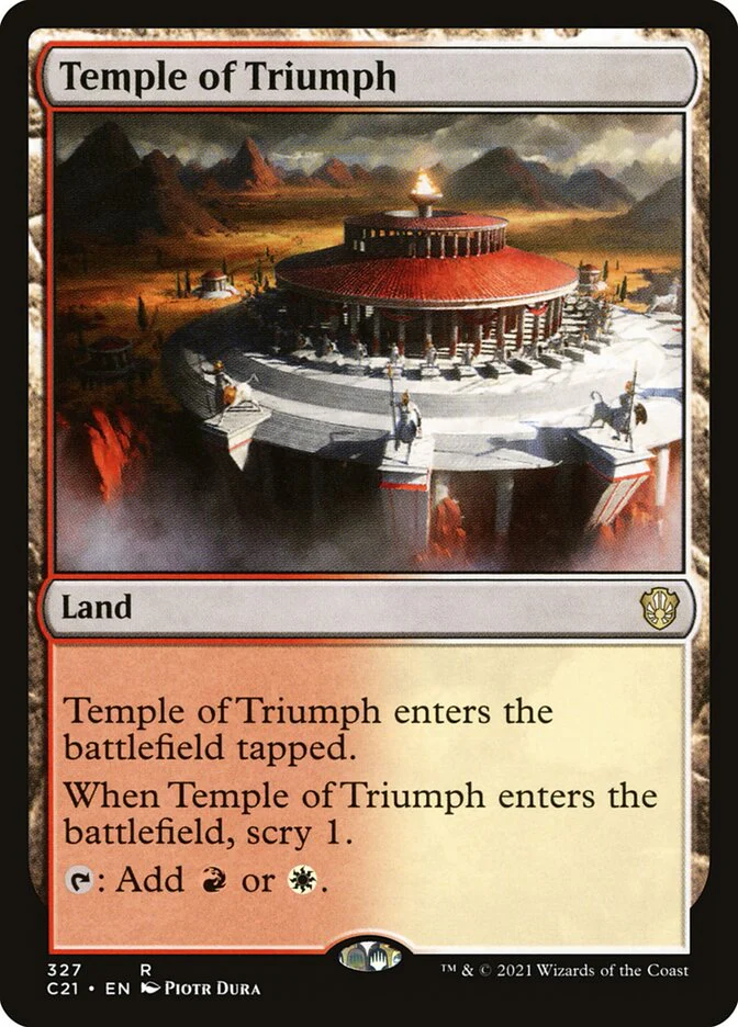 Temple of Triumph 327/81 (Commander 2021)