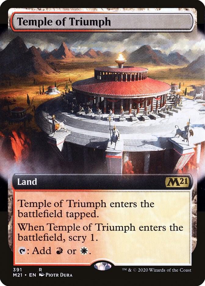 Temple of Triumph 391/274 (Core Set 2021)  - Extended Art Foil