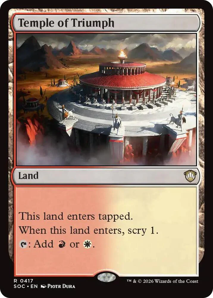 Temple of Triumph 417 (Commander: Secrets of Strixhaven)