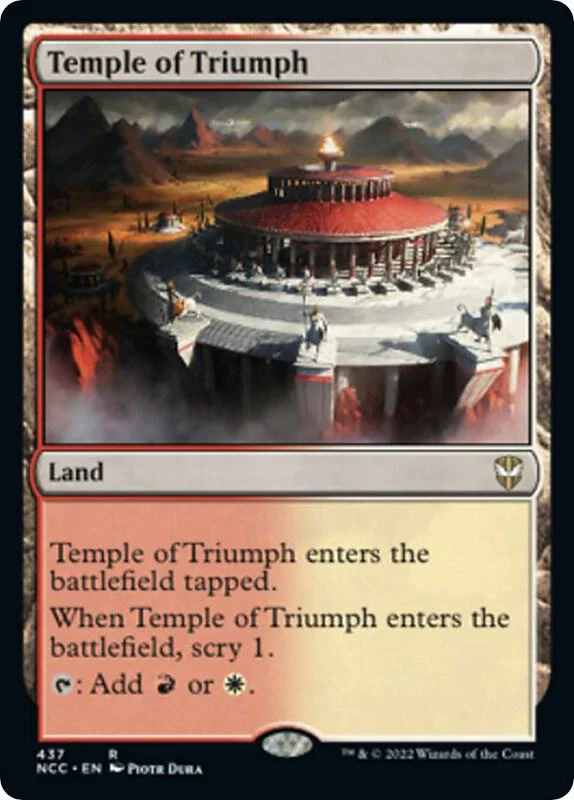 Temple of Triumph 437/93 (Commander: Streets of New Capenna)