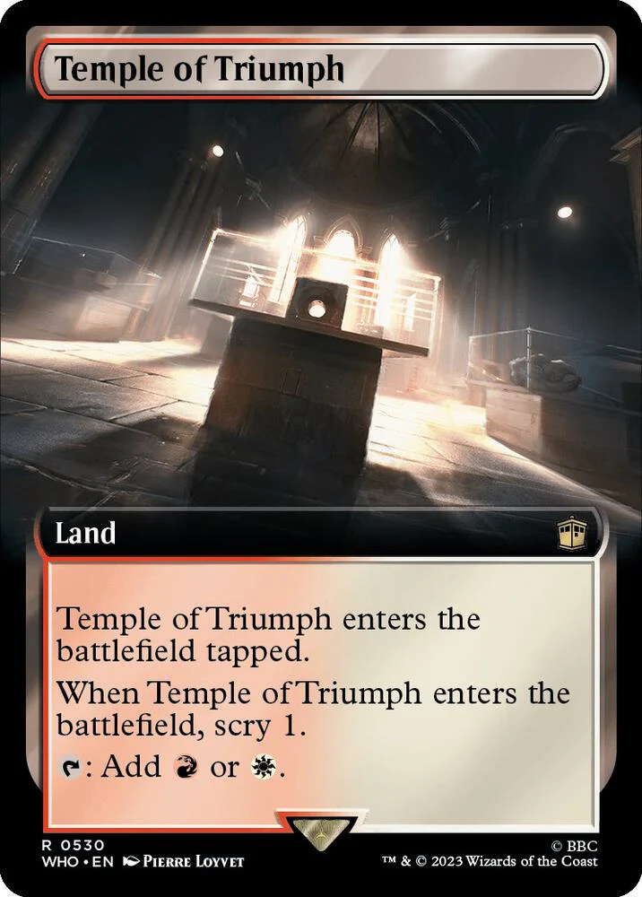Temple of Triumph 530/331 (Universes Beyond: Doctor Who)  - Extended Art Foil