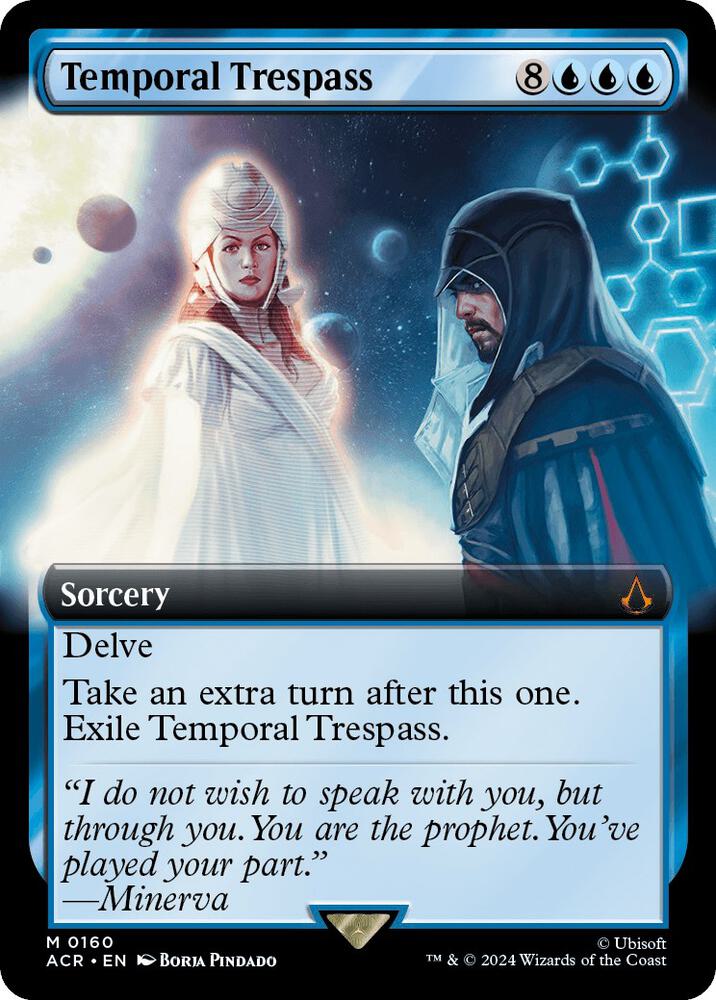 Temporal Trespass 160/110 (Universes Beyond: Assassin's Creed)  - Extended Art Foil