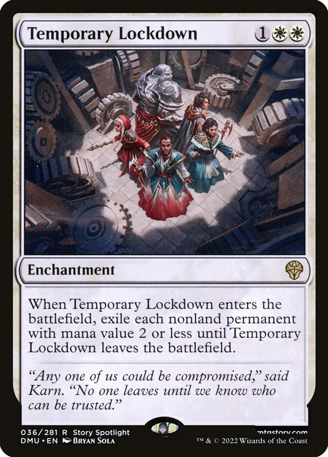 Temporary Lockdown 36/281 (Dominaria United)