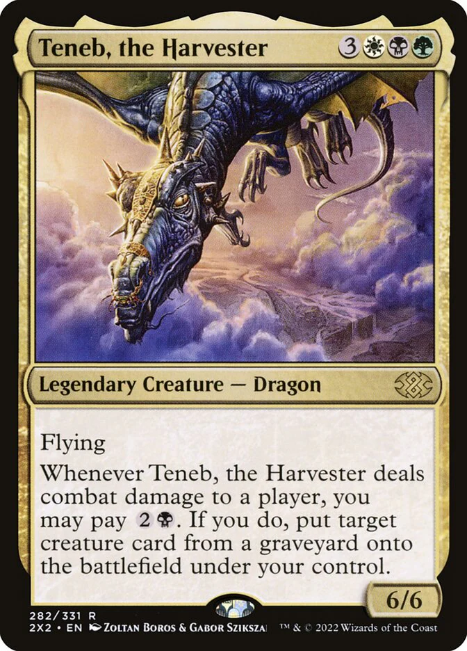 Teneb the Harvester 282 (Double Masters 2022) - Foil