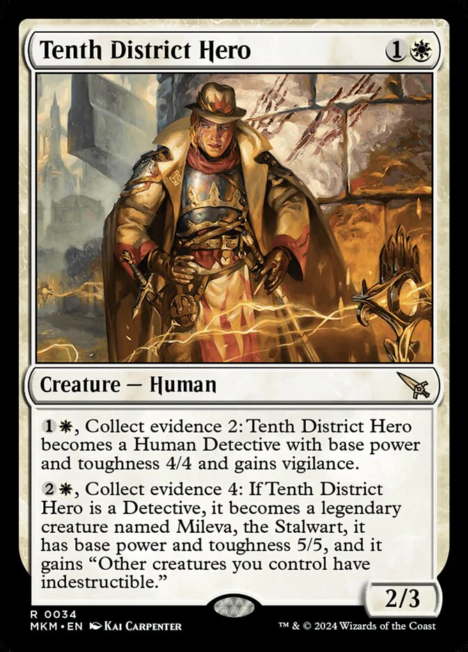 Tenth District Hero 34/286 (Murders at Karlov Manor)  - Foil