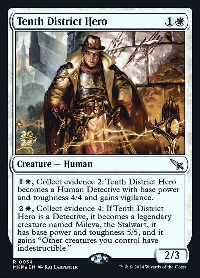 Tenth District Hero 34s/182 (Prerelease Cards)  - Foil