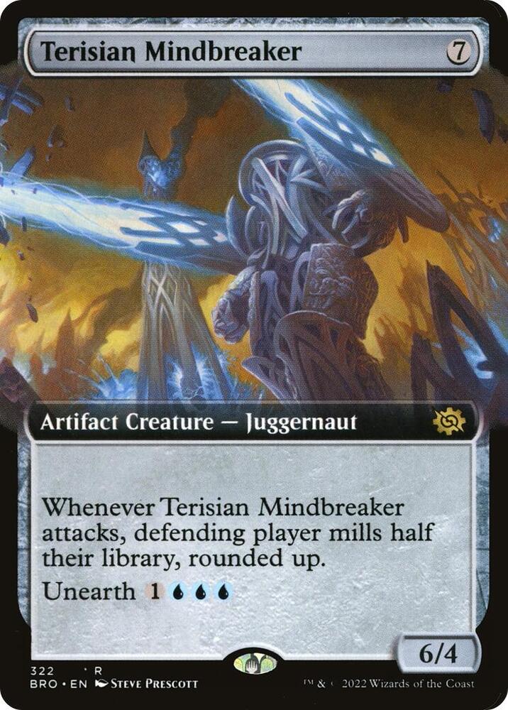 Terisian Mindbreaker Extended Art 322/287 (The Brothers' War)  - Foil
