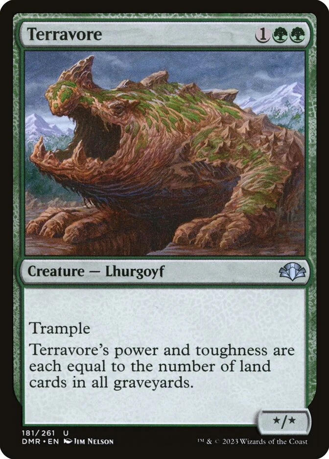 Terravore 181/261 (Dominaria Remastered) - Foil
