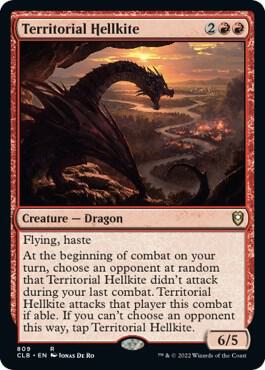 Territorial Hellkite 809/361 (Commander Legends: Battle for Baldur's Gate)