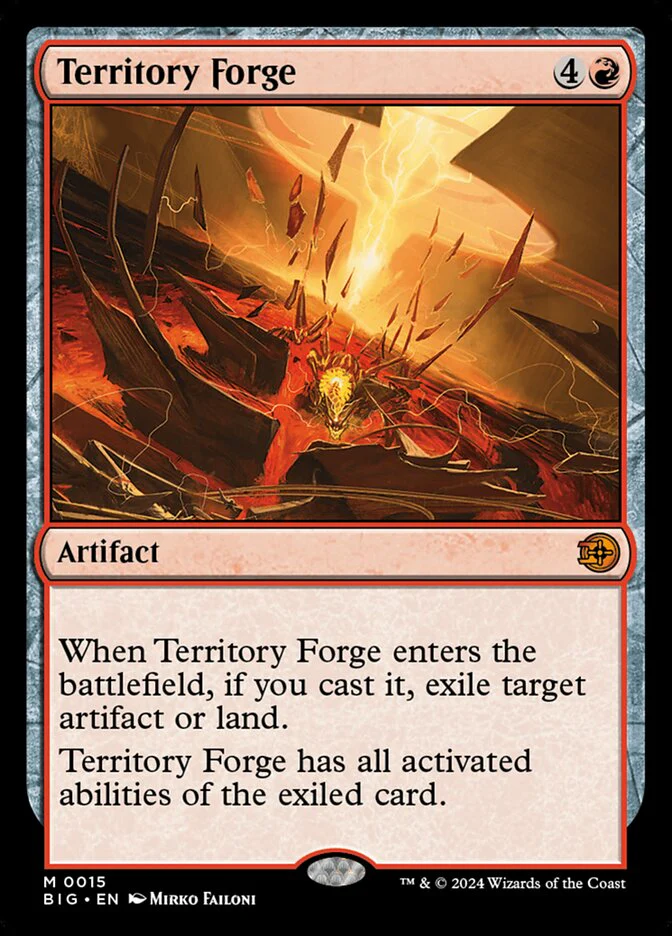 Territory Forge 15/30 (Outlaws of Thunder Junction: The Big Score) - Foil