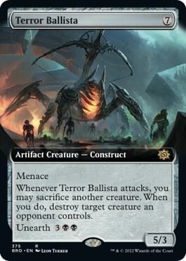 Terror Ballista Extended Art 375/287 (The Brothers' War)