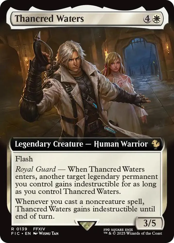Thancred Waters  139/100 (Commander: FINAL FANTASY)  - Extended Art Foil