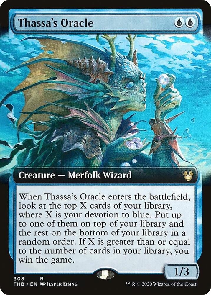 Thassas Oracle Extended Art 308 (Theros Beyond Death)  - Extended Art Foil