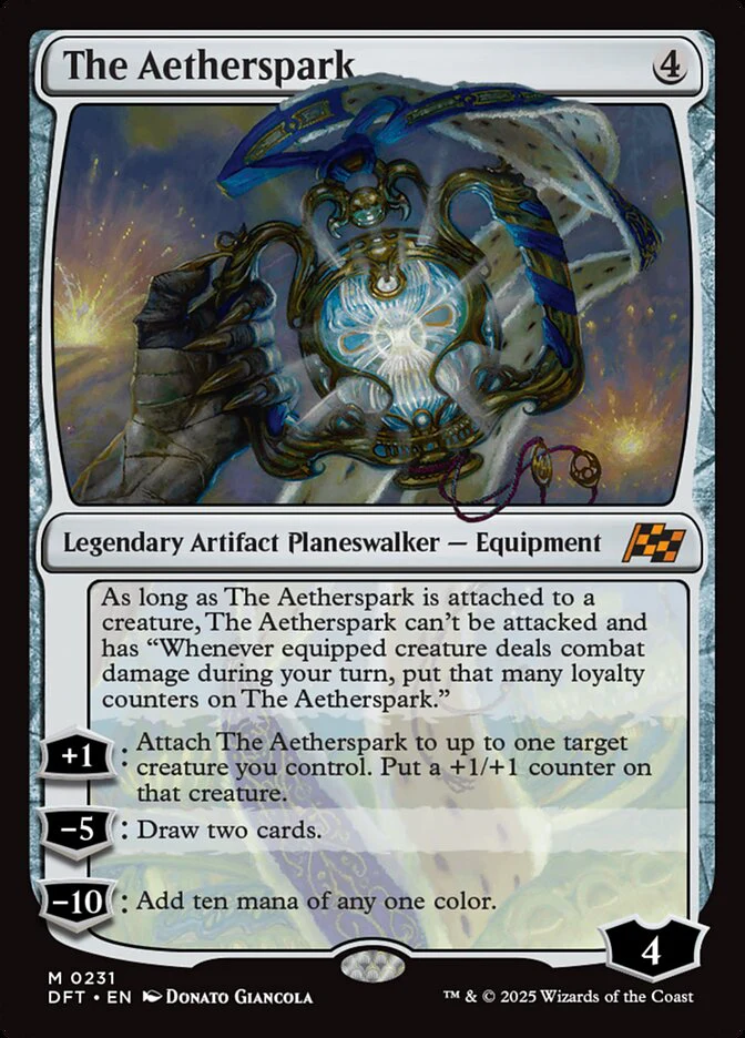 The Aetherspark 231/291 (Aetherdrift)