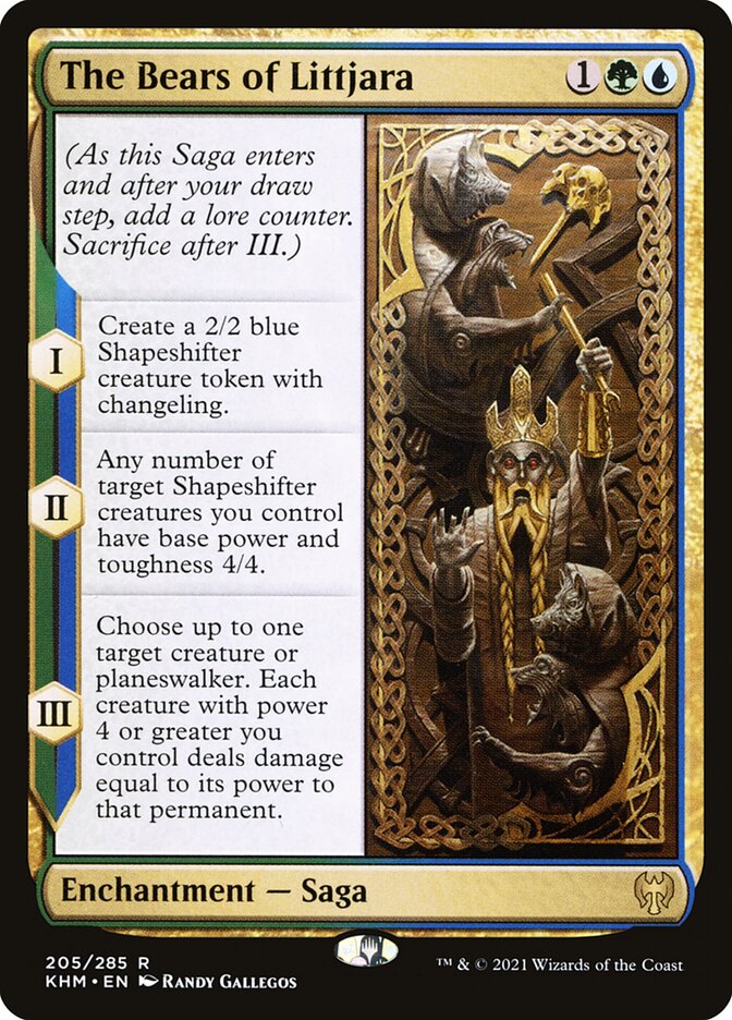 The Bears of Littjara 205/285 (Kaldheim) - Foil
