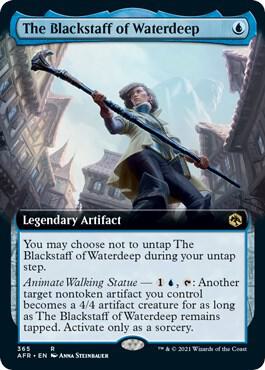 The Blackstaff of Waterdeep Extended Art 365/281 (Adventures in the Forgotten Realms)  - Foil