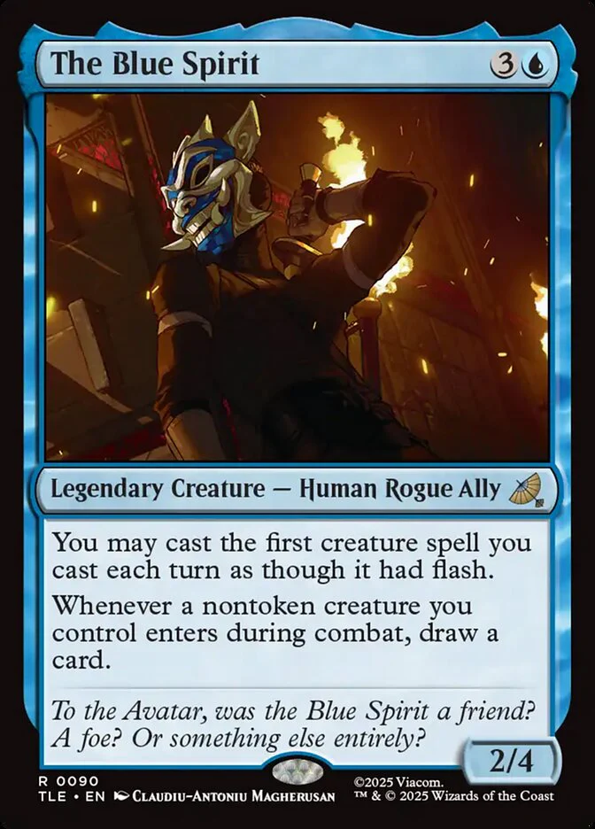 The Blue Spirit 90 (Avatar: The Last Airbender: Eternal-Legal)  - Foil