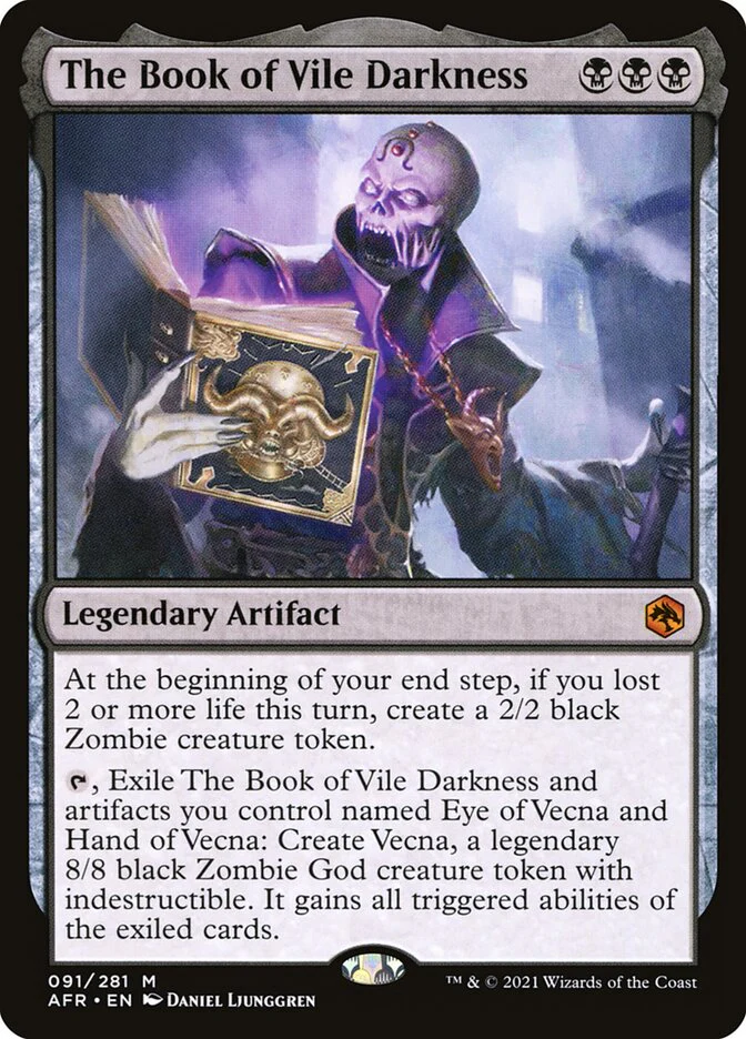 The Book of Vile Darkness 91/281 (Adventures in the Forgotten Realms) - Foil