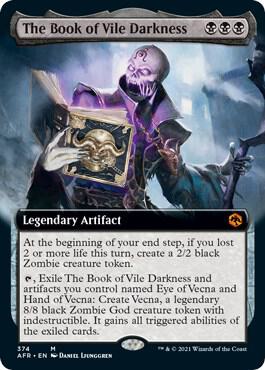 The Book of Vile Darkness Extended Art 374/281 (Adventures in the Forgotten Realms)