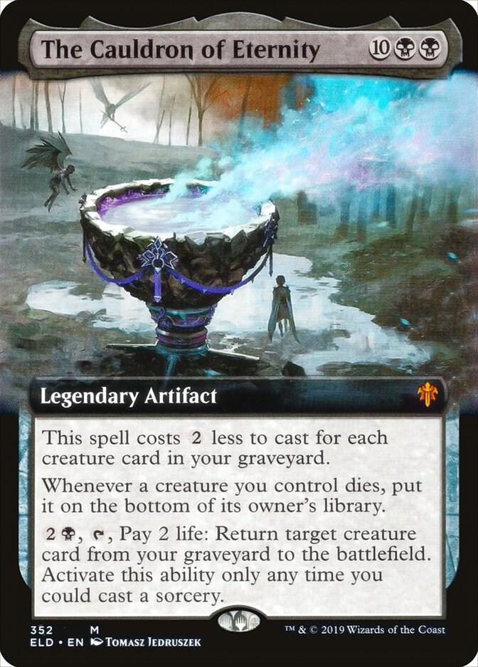 The Cauldron of Eternity 352/269 (Throne of Eldraine)  - Extended Art Foil