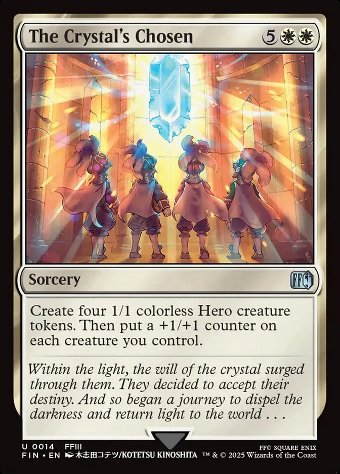 The Crystal's Chosen 14 (FINAL FANTASY)  - Foil