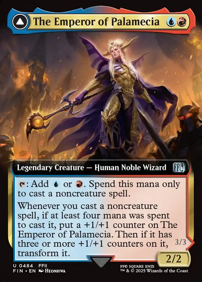 The Emperor of Palamecia // The Lord Master of Hell 484 (FINAL FANTASY)  - Extended Art Foil