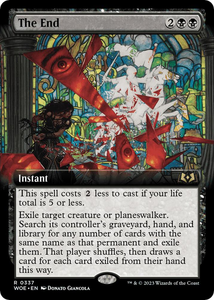 The End Extended Art 337/276 (Wilds of Eldraine)  - Foil