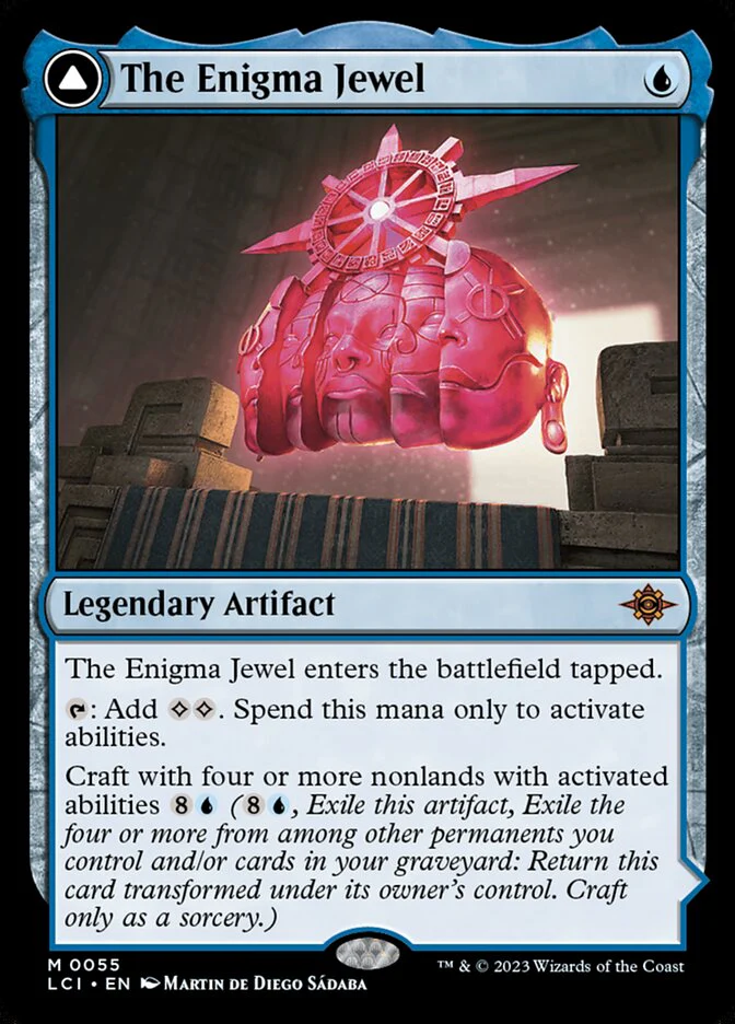 The Enigma Jewel // Locus of Enlightenment 55/291 (The Lost Caverns of Ixalan)  - Foil