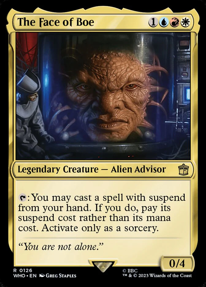 The Face of Boe 126/331 (Universes Beyond: Doctor Who)