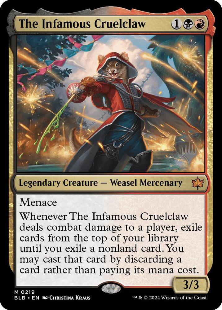 The Infamous Cruelclaw 219 (Promo Pack: Bloomburrow)